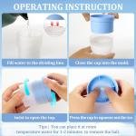 Limitless Ice Cube Mould (Pack of 3), Round Ice Cube Maker Silicone Ball Shape Spherical Ice Cube Mould Machine Quick Freezer Ice Mold Tray Kitchen Gadgets