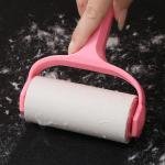 Limitless 2PC Lint Roller Kit – Ultimate Pet Hair & Dust Remover for Clothes, Carpets, & Car Seats, Suitable for Hair Clothes Carpet Car Seat Dust and Brush, Pink&White