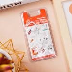 Limitless Cable Clips with Steel Nails 12PCS White Half Clamp J-Hook with Nail, for Wire Ethernet Cable, Telephone Cable, Home Desk TV Wire, Computer, Printer Cable