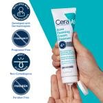 CeraVe Acne Foaming Cream Cleanser, 5 Fl Oz (Pack of 1), Packaging may Vary