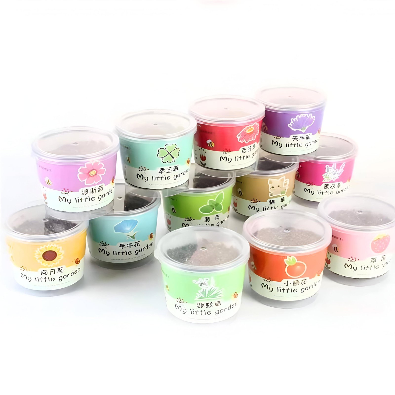 Limitless Baby Gardening Kit Mini Paint and Plant Flower Growing Kit - Small Flower Planting Kit for Outdoor Kindergarten Fun, Kids Plant Kit for Mother's Day