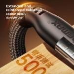 USB C Cable 30W 1.2M, Type C to C, Fast Charging, Compatible with Galaxy & iPhones