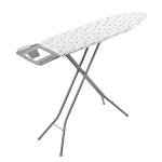 110x34 cm Ironing Board Ironing Table assorted color with Powder Coated Carbon Steel Iron Table with Adjustable Height Mechanism Heat Resistant Cotton Cover