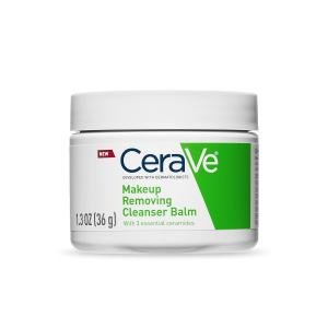 CeraVe Cleansing Balm Hydrating Makeup Remover with Ceramides and Plant based Jojoba Oil for Face Makeup Non Greasy Makeup Remover Balm for Sensitive Skin1.3 Ounces, 1.3 Ounce (Pack of 1)
