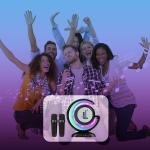 Limitless Wireless Karaoke Speaker with 2 Microphones & Led Lights | Black