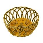 Limitless Three-Wire Woven Basket, Multi-Purpose Storage Organizer, Durable Construction, Ideal for Home Decor, Office Supplies, and Craft Storage, Stylish and Functional Design (Yellow Black, 22cm)