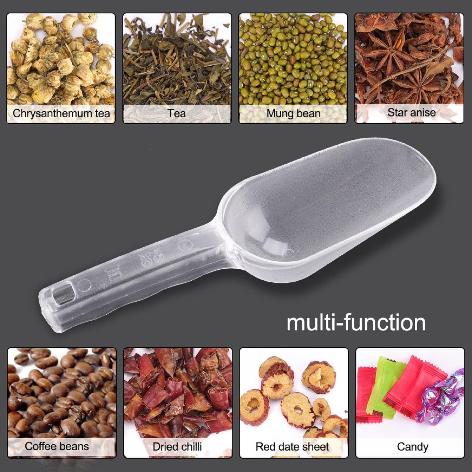 Limitless Rice Shovel Multifunctional Plastic Ice Scoop, Flour, Rice and Grains Feed Shovel Food Tea Shovel For Kitchen Essential, Easy-to-Clean