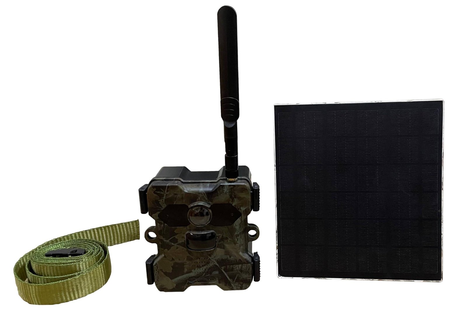 Technaxx 4G Wildcam TX-189 + 5W Solar Panel - 4MP FullHD Video Resolution, PIR Motion Detection up to 12m, 18000 mAh Battery Powered, Night Vision, 4G Mobile Network Connection, Viewing Angle 100°