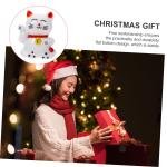 2PC Lucky Cat Night Light for Home, Adjustable Brightness, USB Rechargeable, White