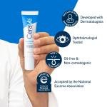 CeraVe Eye Repair Cream | Under Eye Cream for Dark Circles and Puffiness Delicate Skin Under Eye Area with Hyaluronic acid and Ceramides | Non-comedogenic, Fragrance Free | 0.5Oz, 14 ML