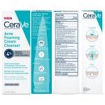 CeraVe Acne Foaming Cream Cleanser, 5 Fl Oz (Pack of 1), Packaging may Vary