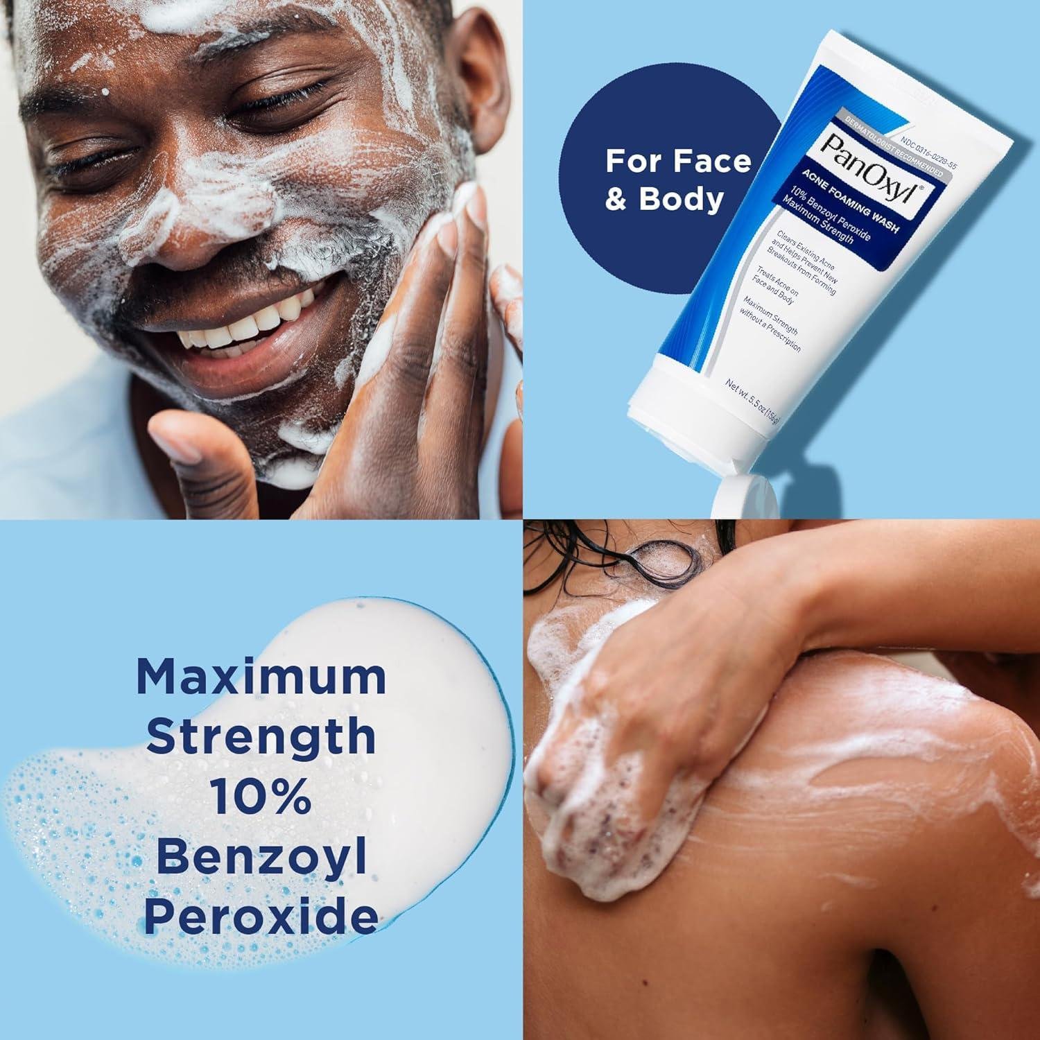 PanOxyl Foaming Acne Wash Maximum Strength 5.5 oz