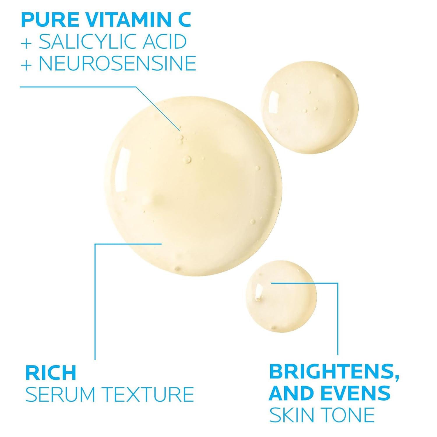 sérum rénovateur éclat 30 ml PURE VITAMINE C10 - Posay
