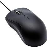 Basics 3-Button USB Wired Mouse - Standard, Black